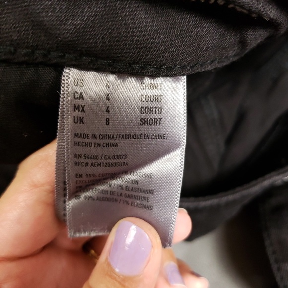 American Eagle Black Skinny Jeans - Picture 4 of 4